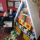 Illustration for article titled Ginormous 125,000-brick Lego gingerbread house is a Christmas miracle!